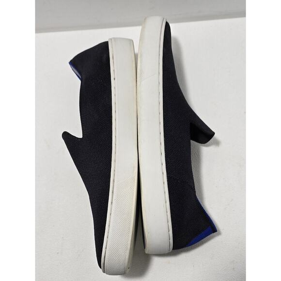 Rothy’s The Original Slip On Sneaker Black Solid Women's Size 9 Knit - Picture 4 of 9
